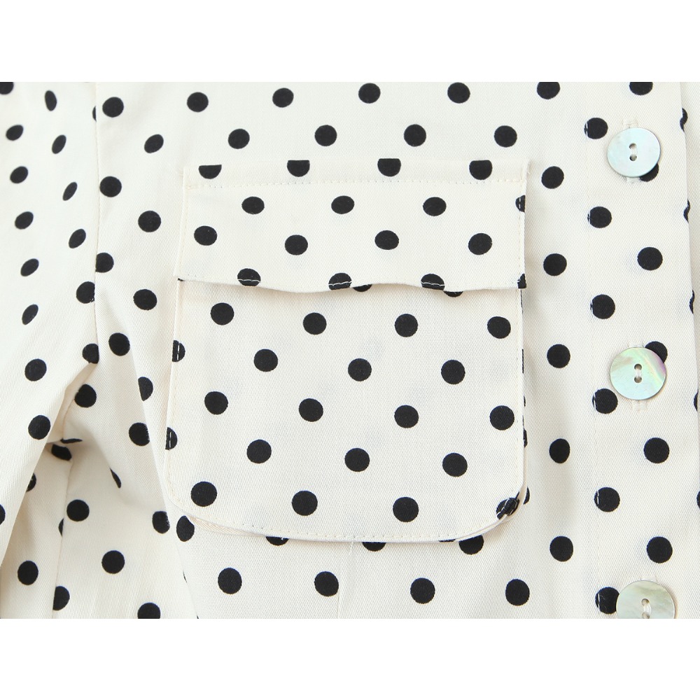 Elegant Chic Fitted Polka Dot  - đánh giá và giá Jackets