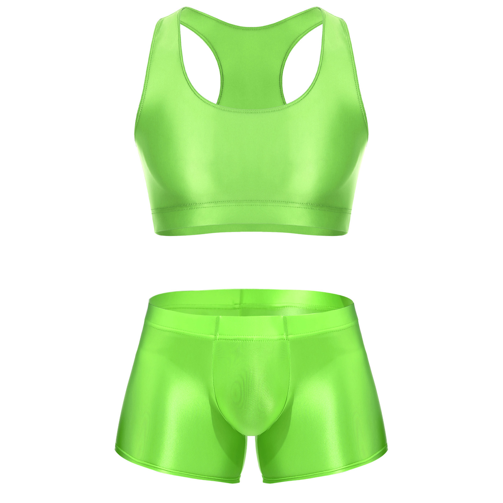 Men Glossy Stretchy Fitness Ou - đánh giá và giá Underwear