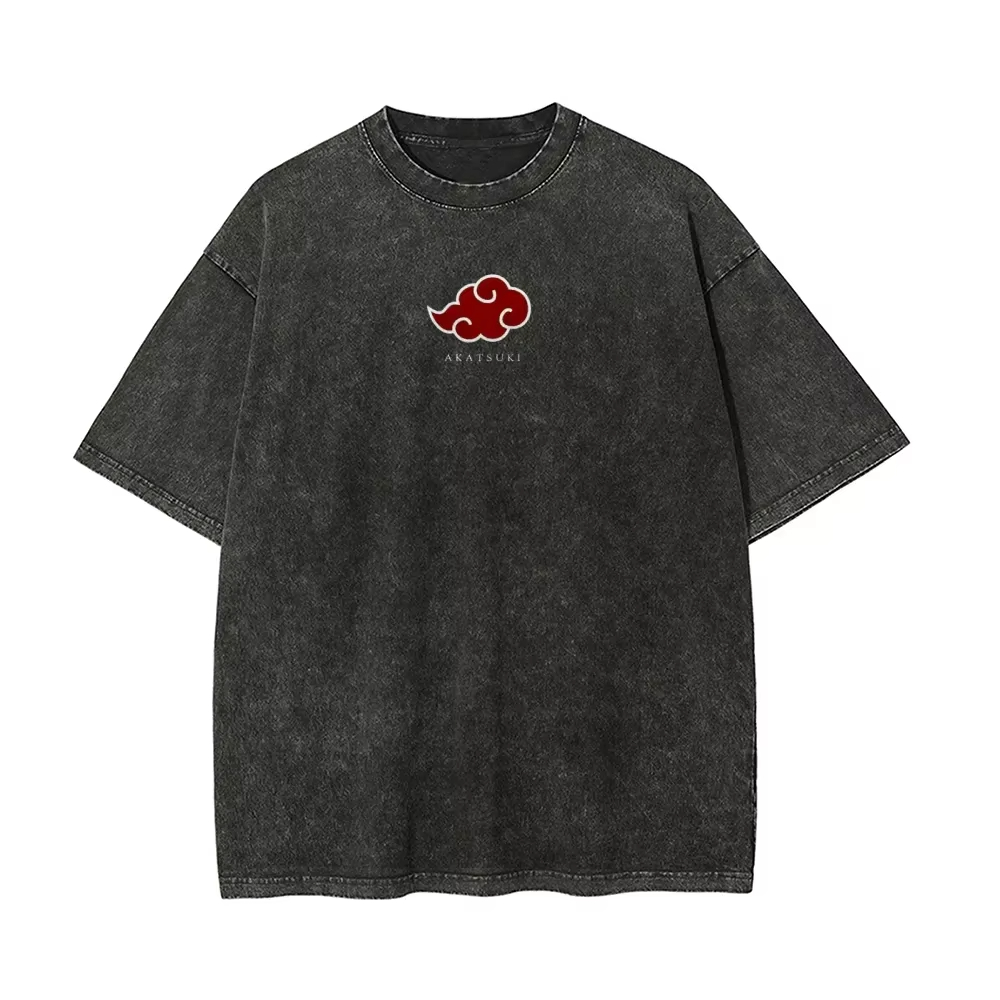 Naruto Itachi Uchiha T Shirt A - đánh giá và giá Acid Wash Vintage Graphic T Shirt