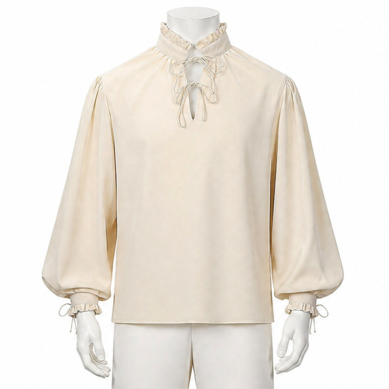 Renaissance Medieval Pirate Sh - đánh giá và giá Medieval Gothic Lace Up Pirate Shirt