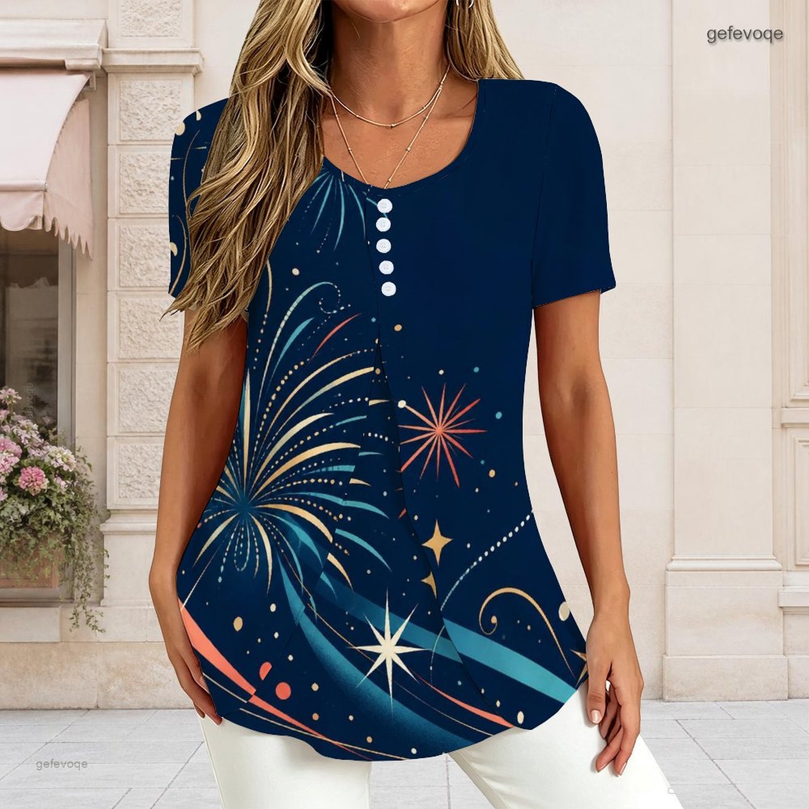 Women V Neck Short Sleeve T Sh - đánh giá và giá T-Shirts