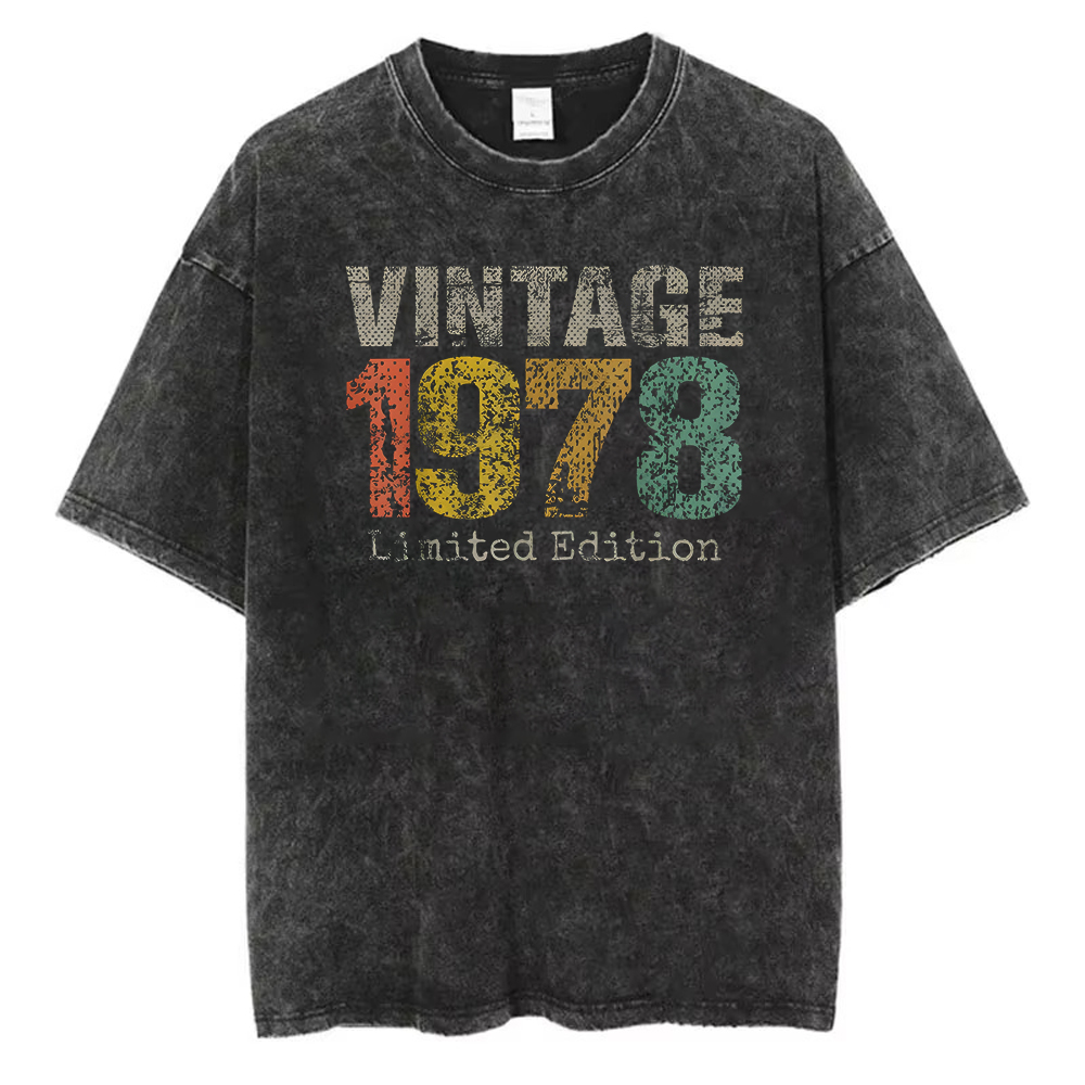 1978 Limited Edition T-Shirt W - đánh giá và giá Acid Wash Vintage Graphic T Shirt